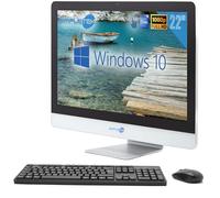 All in One AiO Touch Screen | 22" Full HD Core i7 2600S 2,8 GHz Win 10 Pro | 16 Go RAM SSD 240 Go + 120 Go | Webcam écran tactile enceinte interne + souris et clavier sans fil | Ordinateur