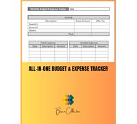 All-in-One Budget & Expense Tracker: Subtitle: Track Your Income, Expenses, and Savings - Stay on Top of Your Finances All Year