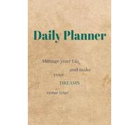 All-In-One Daily Planner: Undated Schedule, Goal Tracker, Meal Log, Fitness & Mood Journal