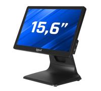 iggual TPV AIO 15,6" Wiffi - Écran tactile capacitif, Panoramique 16:9, sans système d'exploitation, processeur J4125 QuadCore - SSD 128 Go + 4 Go RAM - Tout en un - Usage commercial (POS)-Compatible