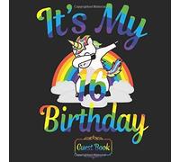 All In One It's My 16th Birthday 16 Years Old B-Day Guest Books, Gifts Tracker Log & Keepsake Page - 120 Pages Of Guests Special Wishes, Memory Pictures Pages For Lasting Keepsake & Gift Registry - D