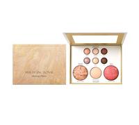 All-in-One-Makeup-Palette - Ombre à paupières, surligneur et contour - poudre miscible et durable pour un look radieux - compact pour les voyages (1pcs)
