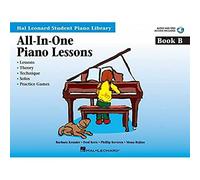 All-in-one piano lessons: book b piano +cd