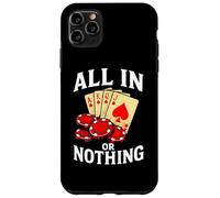 All in Or Nothing Joueur de Poker Vintage Rétro Drôle Coque pour iPhone 11 Pro Max