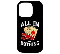 All in Or Nothing Joueur de Poker Vintage Rétro Drôle Coque pour iPhone 14 Pro