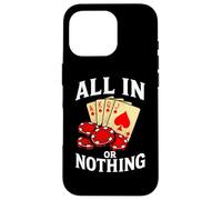 All in Or Nothing Joueur de Poker Vintage Rétro Drôle Coque pour iPhone 16 Pro