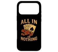 All in Or Nothing Joueur de Poker Vintage Rétro Drôle Coque pour iPhone 17 Pro Max