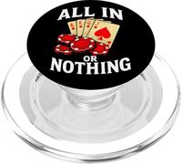 All in Or Nothing Joueur de Poker Vintage Rétro Drôle PopSockets PopGrip pour MagSafe