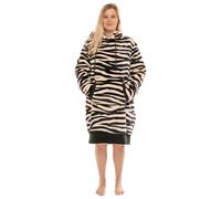 All-In - Poncho Plaid Zebra Dark Pink - XS-M - Poncho