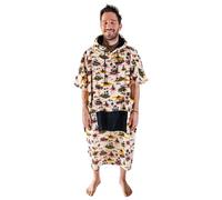 All-In - V-Poncho Men Beach Crew Surf Is Free - Poncho de bain