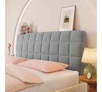 All Inclusive Housse de tête de lit extensible épaisse anti-poussière et lavable Beige Convient à une variété de têtes de lit 120 cm