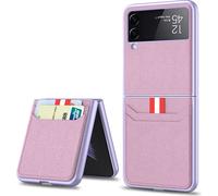 All-inclusive Shockproof Housse de protection pour téléphone portable Ultra Slim Creative Folding Protective Compatible pour Galaxy Zflip3 lila