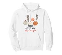 All is Calm All is Bright Retro Christmas Ornaments Sweat à Capuche