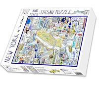 All Jigsaw Puzzles- Puzzle Carte de New York - Tim Bulmer 1000 pièces, AJP10911