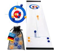 all Kids United Curling Table-top - Jeu familial de curling - Jeu de société - Bowling sur glace - Jeu de table de voyage pour enfants et adultes