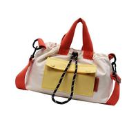 All Matching Sac à bandoulière pour femmes Sac à bandoulière Simple Style coréen Sac à main Coupe-cordon Quotidien Femmes Seau Simple Cordon d'épaule Crossbody pour tous les jours, beige