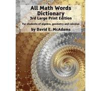 All Math Words Dictionary
