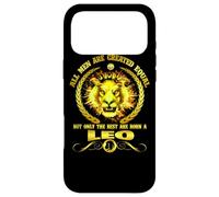 All Men are Born A Leo Zodiac Funny July August Birthday Coque pour iPhone 17 Pro Max