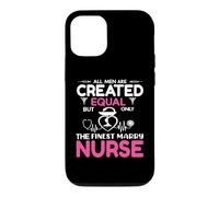 All Men are Created Equal But Only The Finest Marry Nurse Coque pour iPhone 12/12 Pro