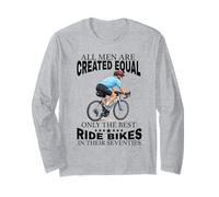 All Men are Created Equal Cyclist Seventies 70s Dad Manche Longue