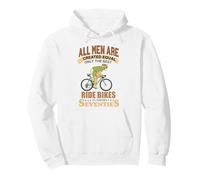 All Men are Created Equal Cyclist Seventies 70s Dad Sweat à Capuche