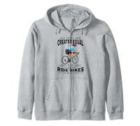 All Men are Created Equal Cyclist Seventies 70s Dad Sweat à Capuche