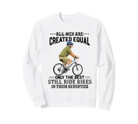 All Men are Created Equal Cyclist Seventies 70s Dad Sweatshirt