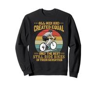 All Men are Created Equal Cyclist Seventies 70s Dad Sweatshirt