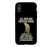 All Men are Created Equal Only The Best Still Play Golf Coque pour iPhone X/XS