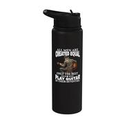 All Men Are Created Equal The Best Play Guitar 70's Stainless Steel Insulated Water Bottle