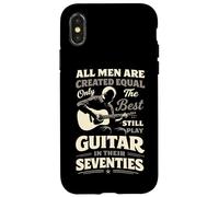 All Men Created Equal Best Play Guitar in Their 70 Coque pour iPhone X/XS