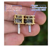 All Metal Gear Box Precision ZGA12F Gearbox Reduction Ratio 1:298/1:250 for N20 electronic starter CZAOINCU(A type 10mm shaft)