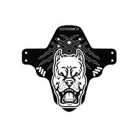 All Mountain Style AMSMG1WHPI Garde-Boue Unisex-Adult, Blanc/Pitbull, No