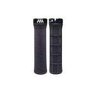 All Mountain Style | Poignée VTT | Model Berm Grip | Légèreté et Grip pour Velo | s'adapte à Tous Les Guidons | 135 mm - 100 g | Double Motif, Double Densité | Accessoire Idéal por VTT