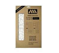 All Mountain Style Protection Cadre VTT en nid d’Abeille - Kit 18 pièces Haute résistance - pour VTT Carbone, Enduro, DH - Installation Facile - Cheetah White