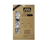 All Mountain Style Protection Cadre VTT en nid d’Abeille - Kit 18 pièces Haute résistance - pour VTT Carbone, Enduro, DH - Installation Facile - Super Rider Black