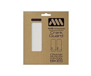 All Mountain Style Protège-manivelle pour Vélo | Protection Durable et Robuste | Léger, Résistant à l'eau/Boue | Matériau en Honeycomb 380 microns PVC Semi-Rigide | Clear