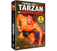 All of Gordon Scott's Tarzans Collection - 6-DVD Set ( Tarzan's Hidden Jungle / Tarzan and the Lost Safari / Tarzan's Fight for Life / Tarzan and the Trap [ NON-USA FORMAT, PAL, Reg.0 Import - Sp
