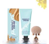 All Over Complexion Perfector avec brosses, fond de teint crème CC longue durée pour la peau, waterproof Skin Tint, hydratant Full Coverage Correcteur (moyen)