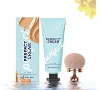 All Over Complexion Perfector, avec brosses, fond de teint crème CC longue durée, waterproof Skin Tint, hydratant Full Coverage Correcteur (naturel)