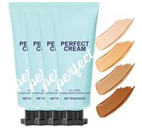 All-Over Complexion Perfector, Crème CC Liquide, Fond De Teint Essence, Fond De Teint Corps Waterproof, Teinte de Peau Waterproof et Résistante au Transfert, Anti-Cernes (4Mix, 80g)
