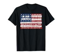 All People Are Equal In Our America Love wins Design amusant T-Shirt