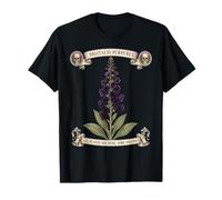 All Plants are Edible Some Only Once, Foxglove Plate T-Shirt