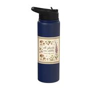 All Plants are Edible Some Only Once Funny Plant Lover Citation Stainless Steel Insulated Water Bottle