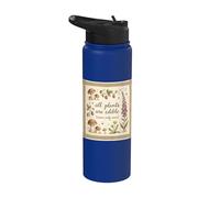 All Plants are Edible Some Only Once Funny Plant Lover Citation Stainless Steel Insulated Water Bottle