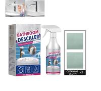 All-Purpose Bathroom Descaler Foam Cleaner Spray- Élimine les taches têtues, Spray nettoyant la saleté grasse, Convient aux bols de toilette, aux carreaux et à l'acier inoxydable (1)