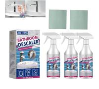 All-Purpose Bathroom Descaler Foam Cleaner Spray- Élimine les taches têtues, Spray nettoyant la saleté grasse, Convient aux bols de toilette, aux carreaux et à l'acier inoxydable (3)