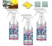 All-Purpose Bathroom Descaler Foam Spray, Multifunctional Stubborn Stains Cleaner, Deep Cleaning Bubble Spray For Bathtub, Toilet, Glass, Faucet