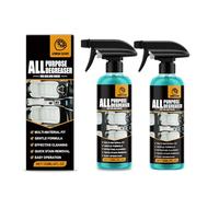 All Purpose Degreaser-All Purpose Cleaner for Car and House Lemon Scent Heavy-Duty Cleaning Spray Quick Stain Removal (2pcs)