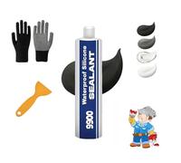 All-Purpose Super-Bonding Structural Sealant, 9900 Sealant Waterproof, Waterproof Adhesive 9900, Multi-Surfaces Adhesive for Roof Bathroom Tile (Black)